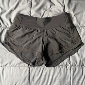 Black Mesh Lululemon Speed Short
